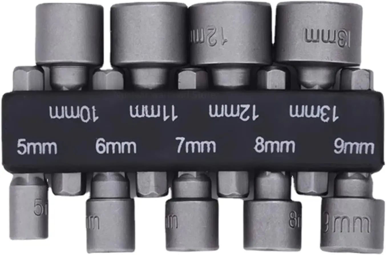 Juego de Puntas Magnéticas de Acero 9PCS – Alta Resistencia y Precisión”